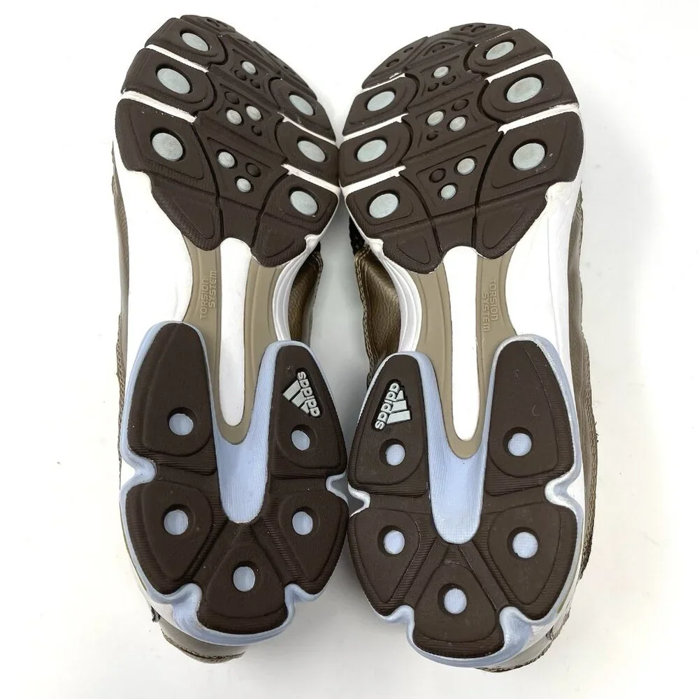 Adidas 3D‎ Cushion Women’s Size 8.5 Running Training Shoes Brown Green Blue